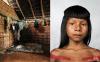 这个8岁的小女孩来自巴西亚马逊流域的印第安部落。