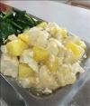 河北大学：菠萝炒豆腐 这一坨一坨的，真有人吃吗。