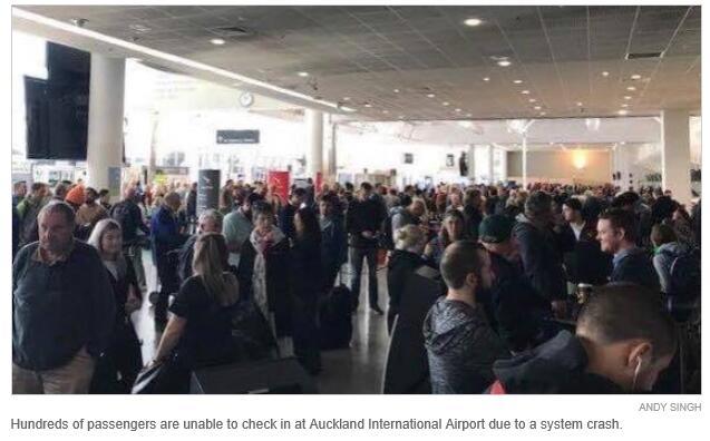 澳大利亚多个机场发生移民系统故障 大量旅客滞留