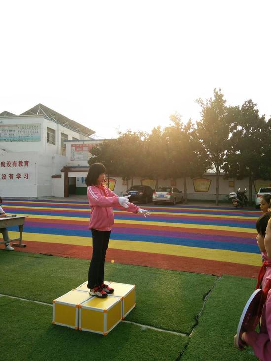 马山口镇马山小学举行唱国歌 校歌比赛