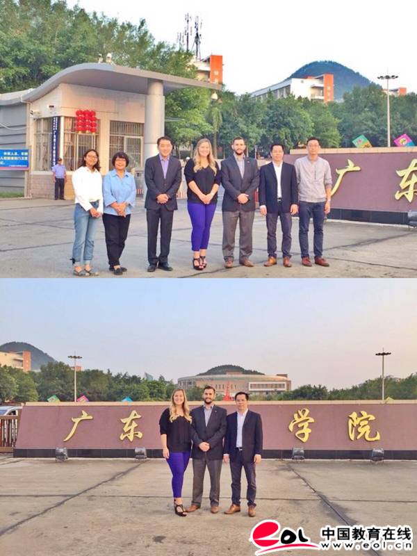 美国中西州立大学教授到广东理工学院交流宣讲