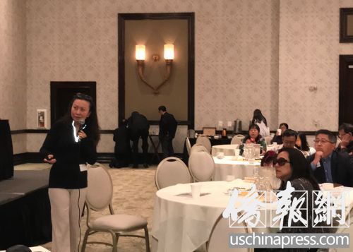美国华裔教授学者协会2017年年会在洛杉矶圣盖博希尔顿酒店举行。（侨报记者聂达摄）