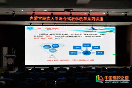 内蒙古民族大学专家组来河北民族师范学院开展混合式教学改革专题培训