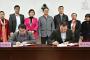 广西大学行健文理学院与德胜、科威信、钜荣三家公司举行共建协同育人平台签约仪式
