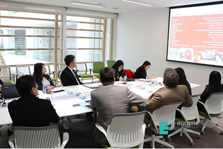 美国新墨西哥大学来西安欧亚学院洽谈合作
