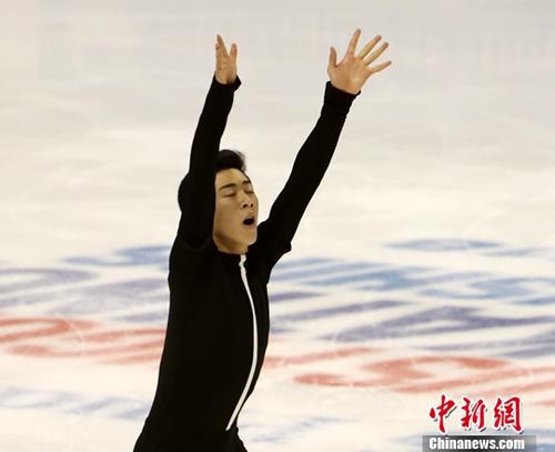 资料图：华裔选手陈巍（Nathan Chen）。中新社记者 刘丹 摄