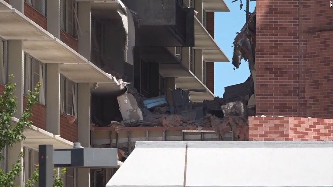 美国一大学爆炸致宿舍楼倒塌 学生回忆就像地震