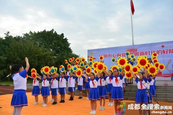 红领巾心向党 争做新时代的好队员——洪河小学开展2019建队节主题活动