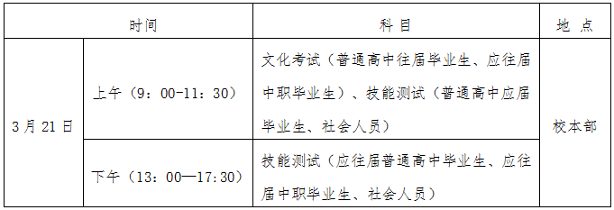2021年衡阳幼儿师范高等专科学校单招简章