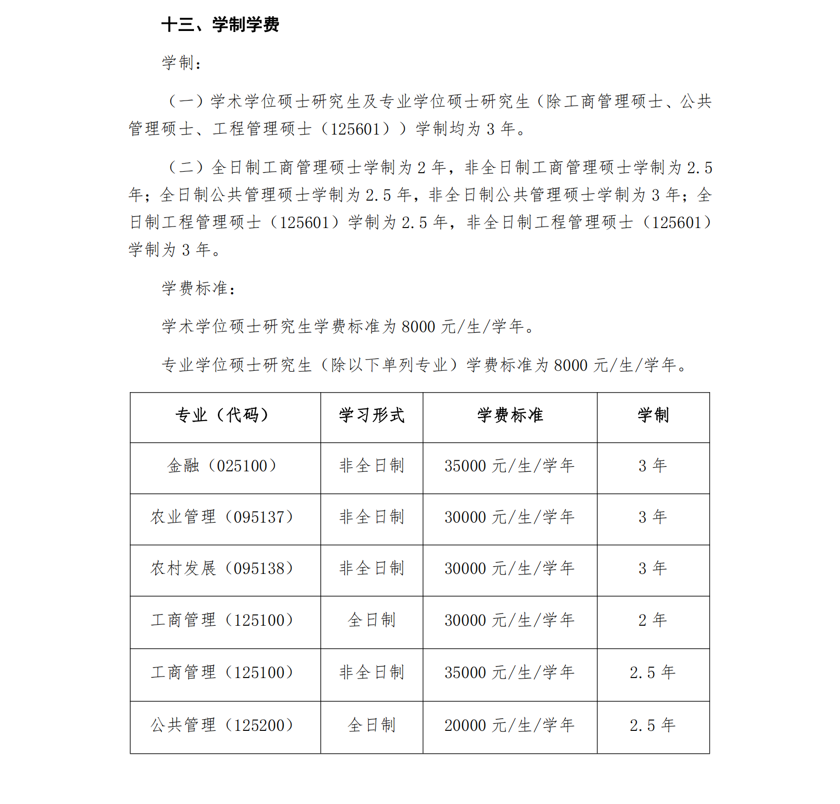 2023河南财经政法大学研究生学费多少钱一年-各专业收费标准