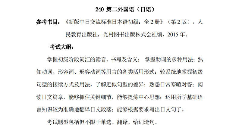 2023年武汉科技大学考研大纲