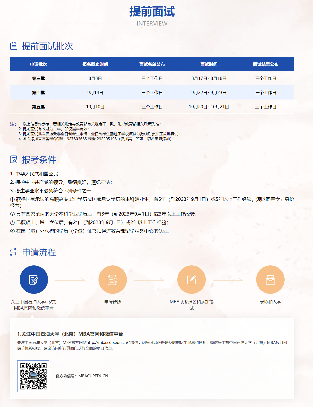 2023年中国石油大学（北京）MBA招生简章