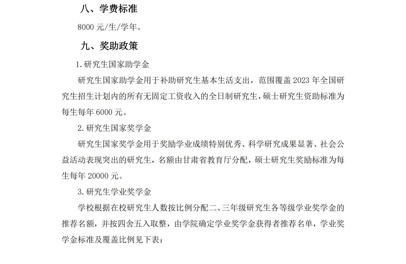 2023甘肃政法大学MBA学费一年多少钱？