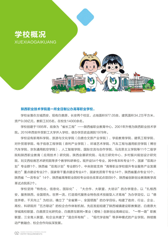 2023年陕西职业技术学院单招简章