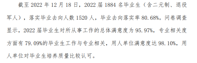 宁德职业技术学院就业质量如何前景好吗