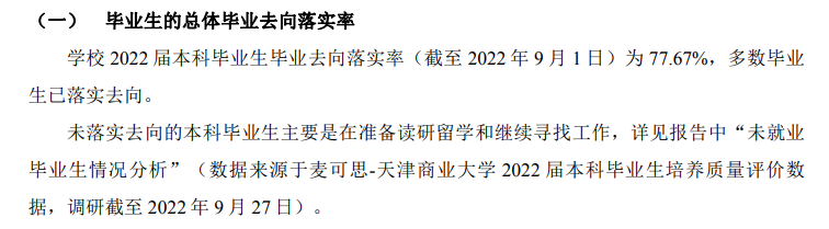 天津商业大学就业质量如何前景好吗