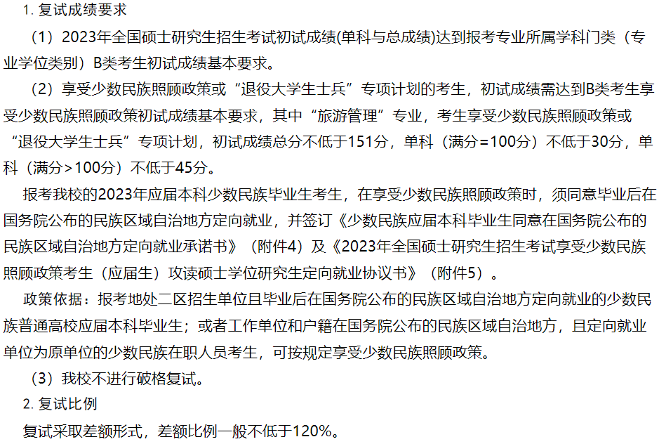 2023伊犁师范大学考研分数线