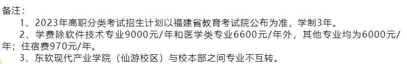 2023湄洲湾职业技术学院高职分类考试招生学费及各专业学费多少钱一年