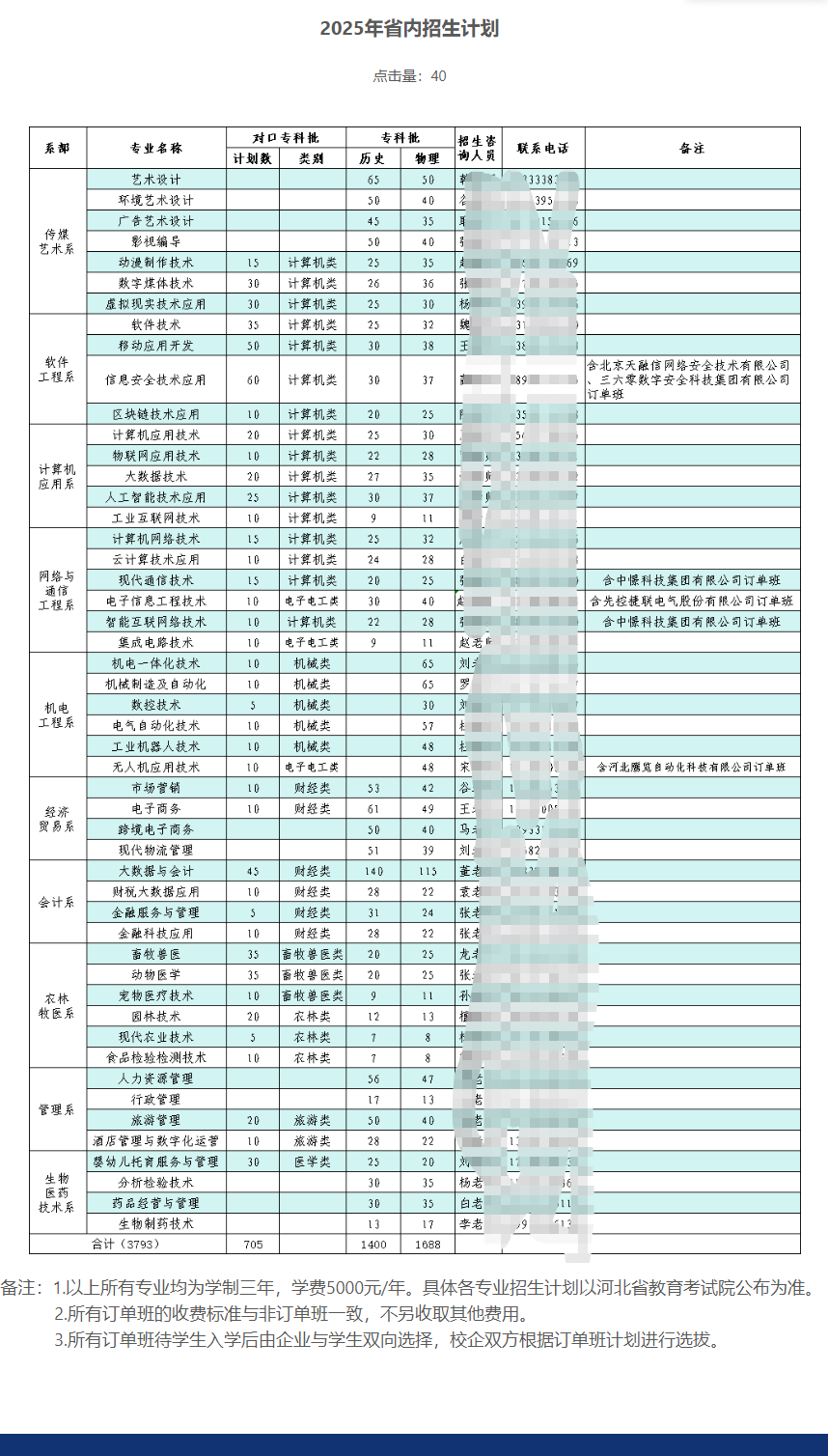 2025石家庄信息工程职业学院学费及各专业学费多少钱一年