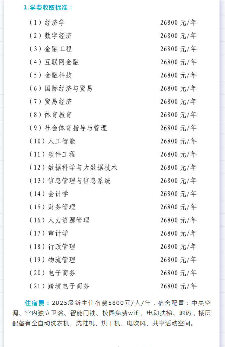 2025辽宁财贸学院学费及各专业学费多少钱一年